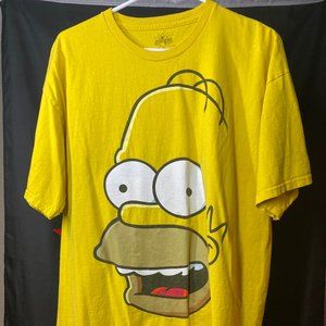 Yellow Homer face t-shirt